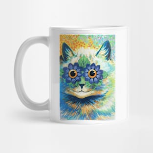 Flower Cat -Louis Wain Mug